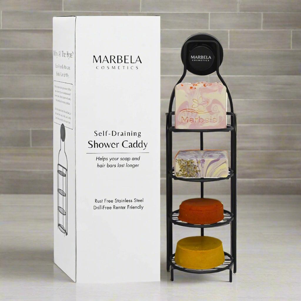 Shower Caddy Full Set with Soap and Hair Care