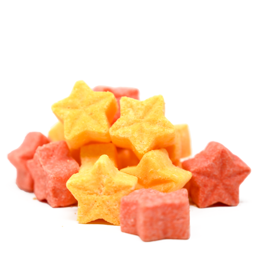 Peach Mango Shower Fizzies