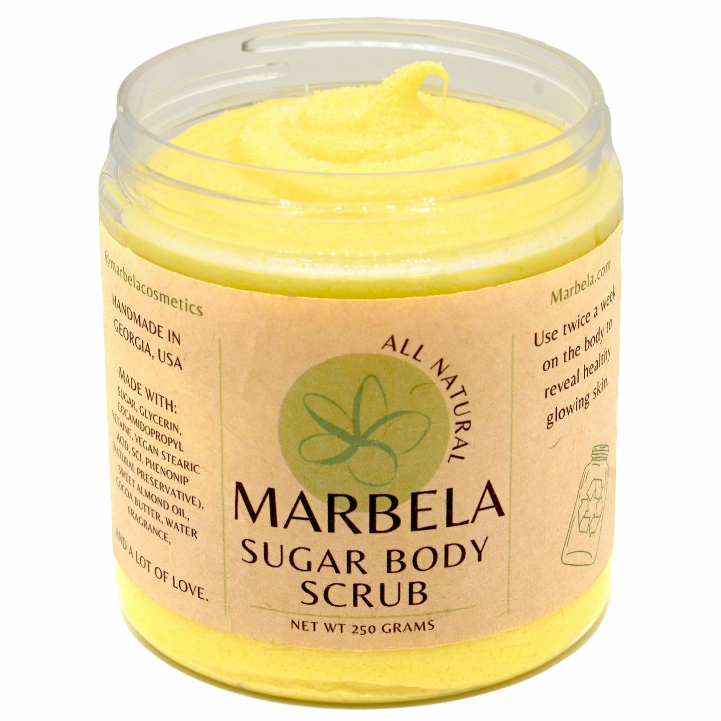 Sugar Body Scrub: Lemon